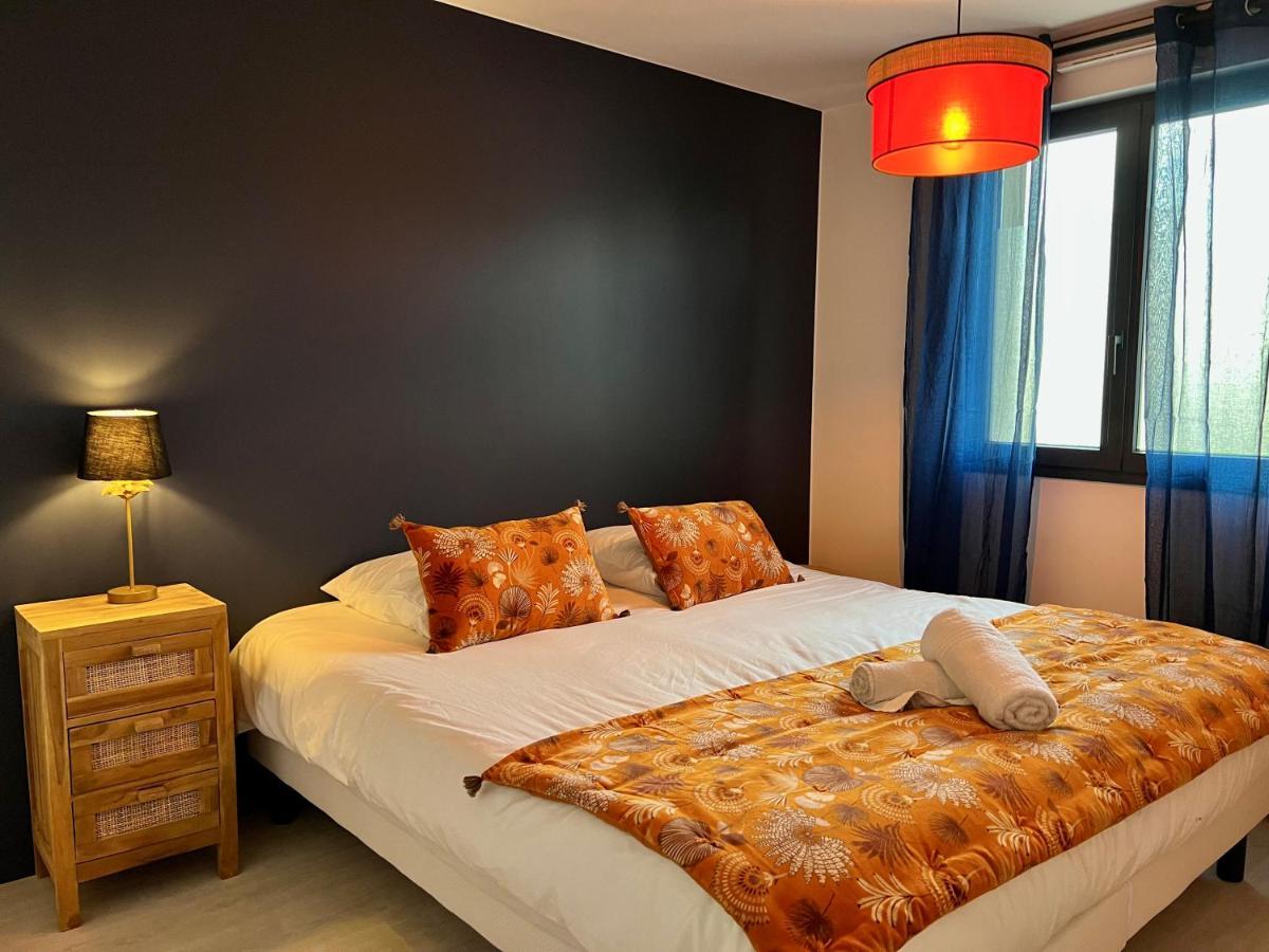La Villa Canopee - Piscine Chauffee-Fibre-Clim-Jacuzzi グジャン・メストラ エクステリア 写真